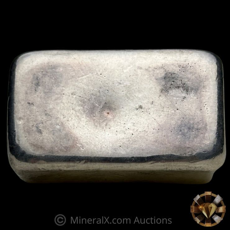 4oz JMC Johnson Matthey Maple Leaf Vintage Silver Bar
