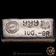 100g H. Drijfhout & Zoon Amsterdam Dutch Vintage Silver Bar