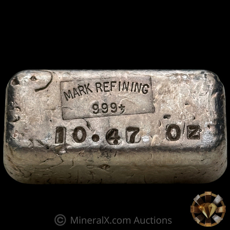 10.47oz Mark Refining Vintage Silver Bar