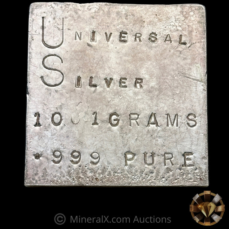 1001g (Kilo) Universal Vintage Silver Bar