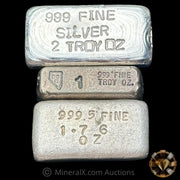 4.76oz Misc Silver Bar Lot