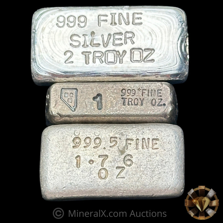 4.76oz Misc Silver Bar Lot