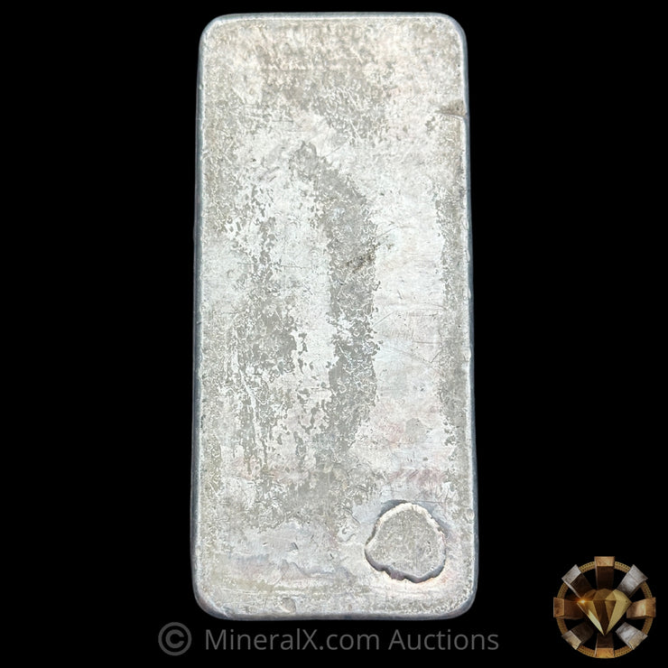 Kilo Johnson Matthey JM London Rare Sharps & Pixley Bullion Brokers Counterstamp Vintage Silver Bar