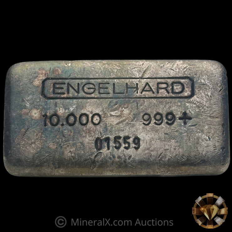 10oz Engelhard Top Hallmark 2nd Series Vintage Silver Bar
