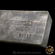 16.075oz (1/2Kilo) Engelhard 0 leading 5 Digit Variety Bull Logo Extruded Vintage Silver Bar