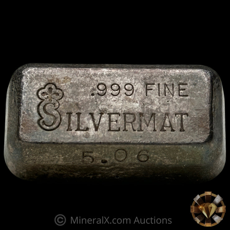 5.06oz Silvermat Vintage Silver Bar