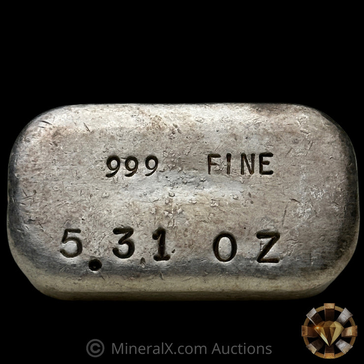 5.31oz Alexander Westerfall AW Vintage Silver Bar