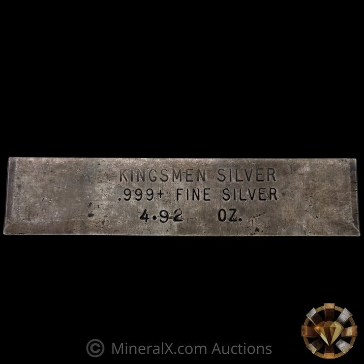 4.92oz Kingsmen Vintage Silver Bar