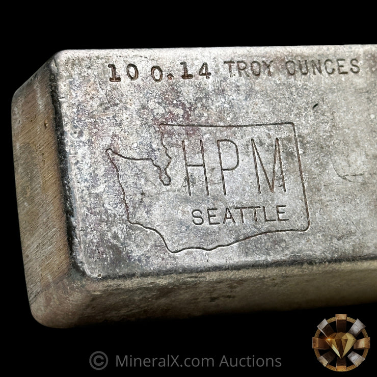 100.14oz HPM Hallmark Precious Metals Seattle Vintage Silver Bar