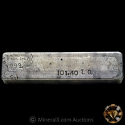 101.40oz B R MacKay & Sons Vintage Silver Bar
