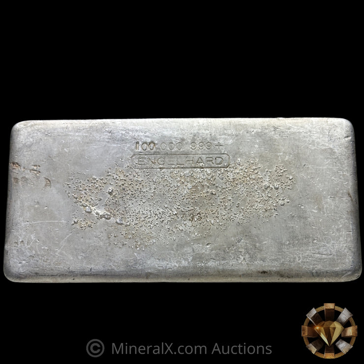 100oz Engelhard 1st Series Vintage Silver Bar