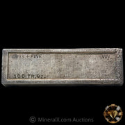 100oz CMX Seattle Vintage Silver Bar
