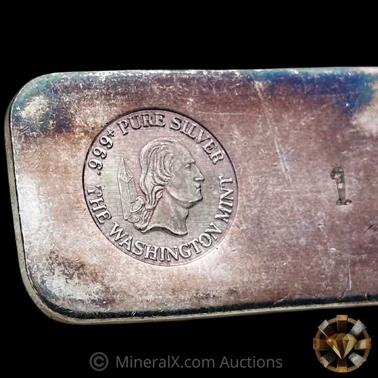1oz The Washington Mint Vintage Silver Bar