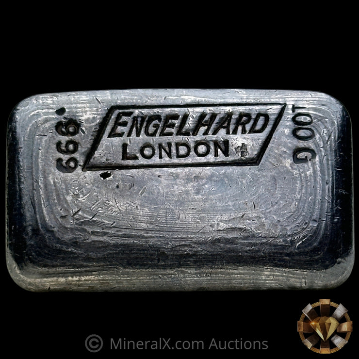 100g Engelhard London Vintage Silver Bar