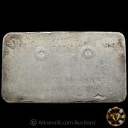 10oz Engelhard P Loaf Vintage Silver Bar With Reverse Punch Through Error