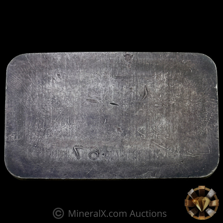 5oz Engelhard P Loaf Vintage Silver Bar With Low Serial