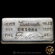 10.13oz Cascade Refining Vintage Silver Bar