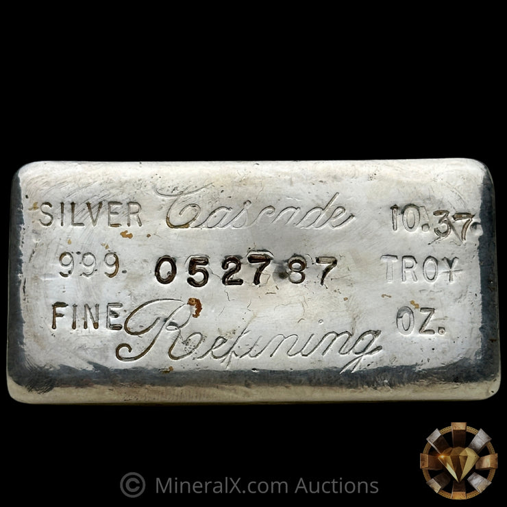 10.37oz Cascade Refining Vintage Silver Bar