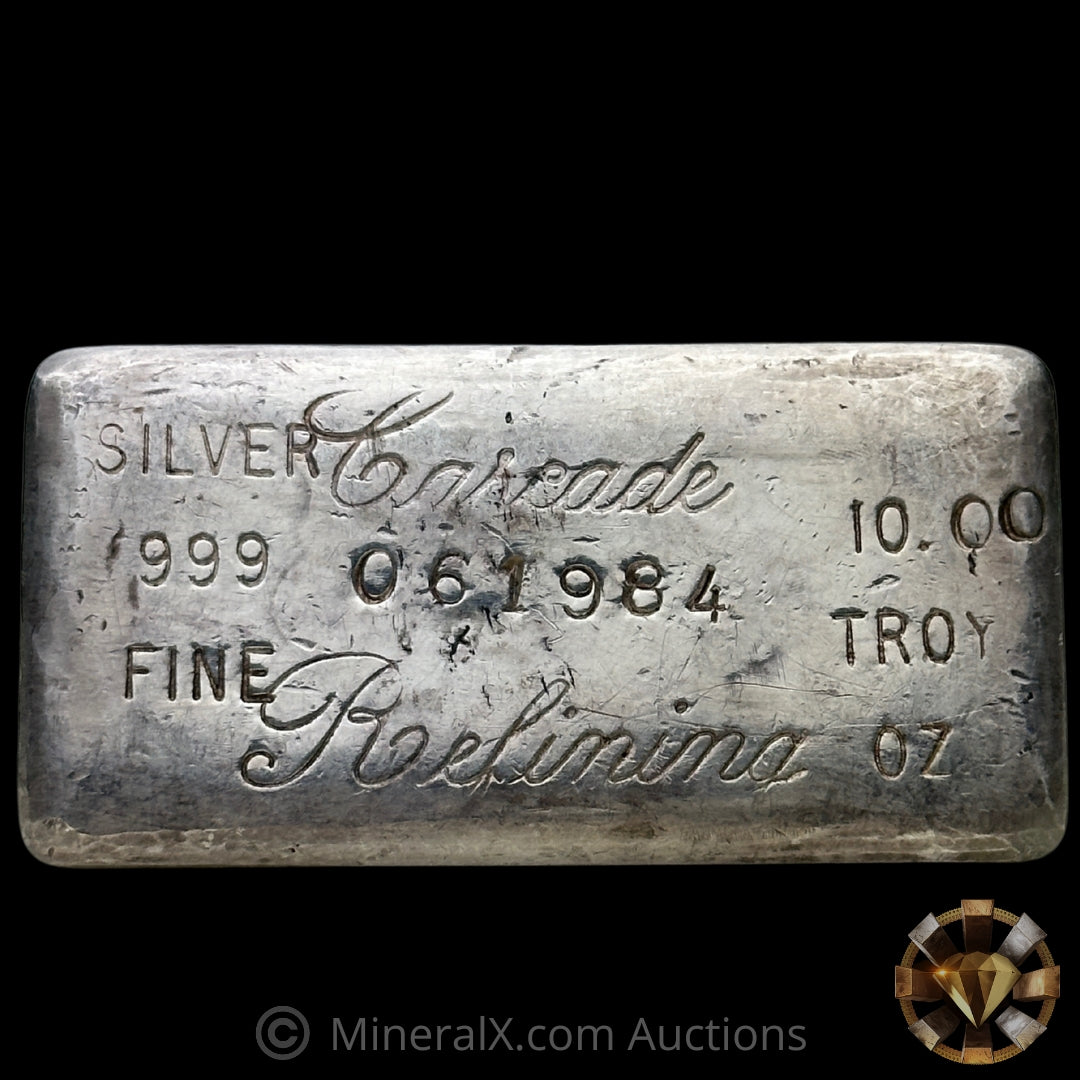 10oz Cascade Refining Vintage Silver Bar – MineralX