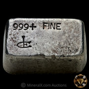 5oz Comstock Mold No Weight Stamp Vintage Silver Bar With LC Counterstamp