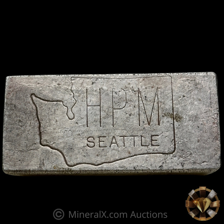 9.88oz HPM Hallmark Precious Metals Seattle Vintage Silver Bar