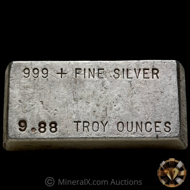 9.88oz HPM Hallmark Precious Metals Seattle Vintage Silver Bar – MineralX