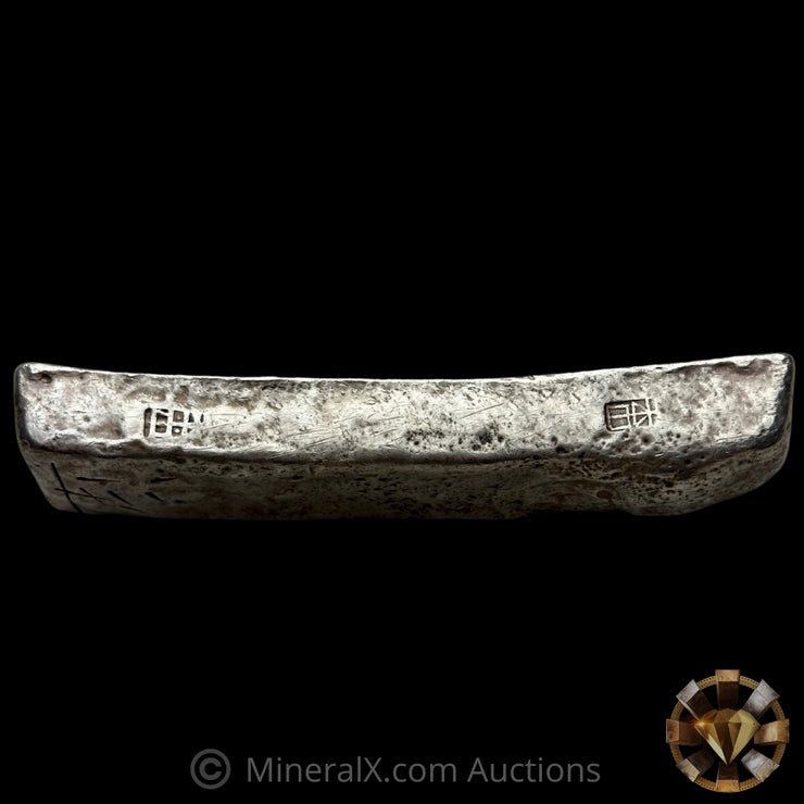 12.16oz "10 Lang" Sycee Vintage Silver Bar