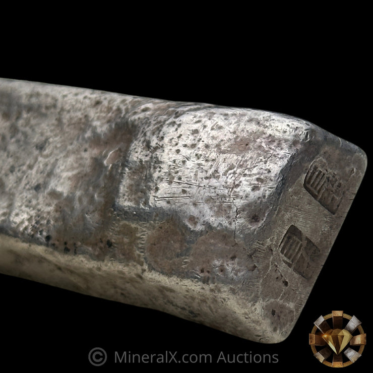 12.16oz "10 Lang" Sycee Vintage Silver Bar
