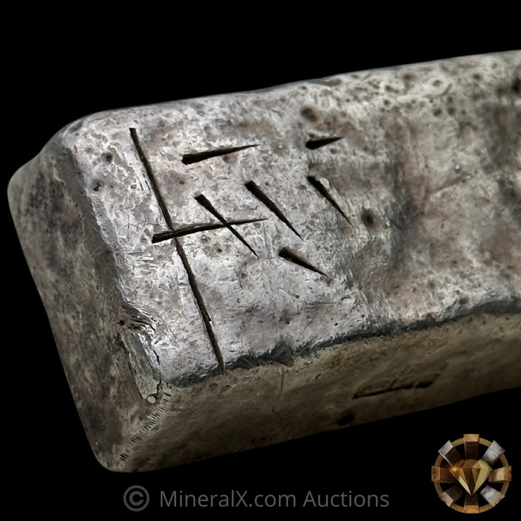 12.16oz "10 Lang" Sycee Vintage Silver Bar