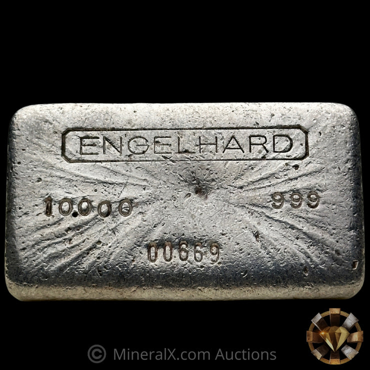 10oz Engelhard 1st Series Top Hallmark Vintage Silver Bar