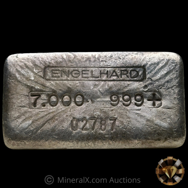 7oz Engelhard 2nd Series Top Hallmark Vintage Silver Bar