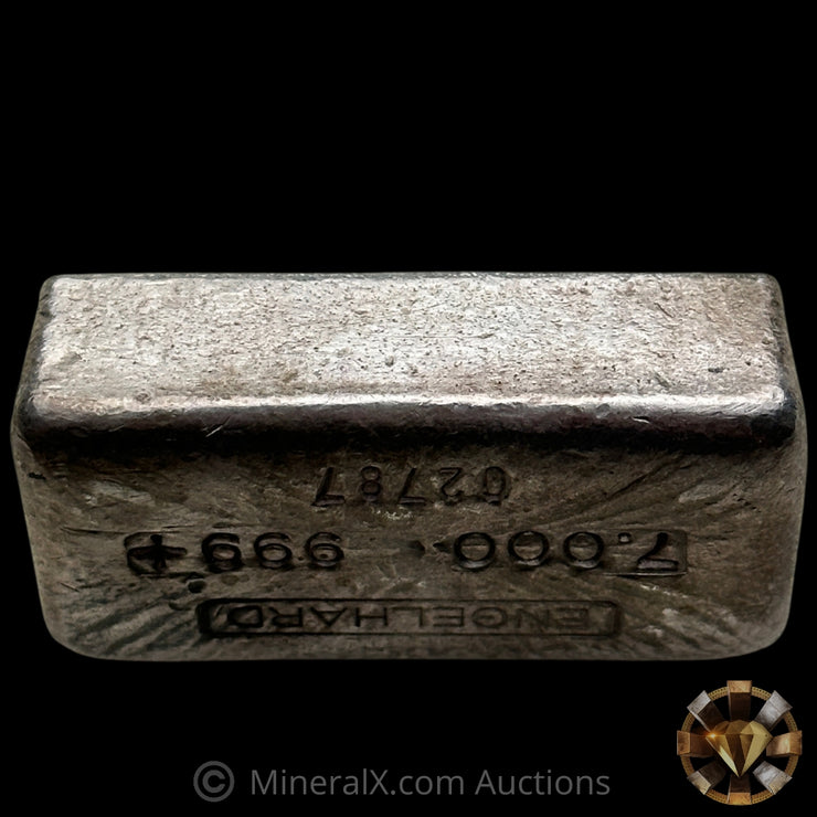 7oz Engelhard 2nd Series Top Hallmark Vintage Silver Bar