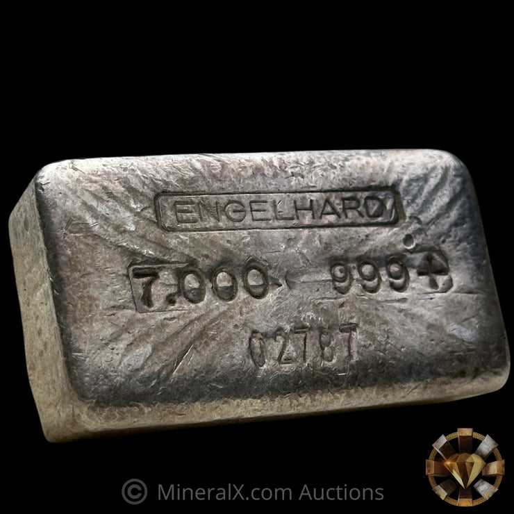 7oz Engelhard 2nd Series Top Hallmark Vintage Silver Bar