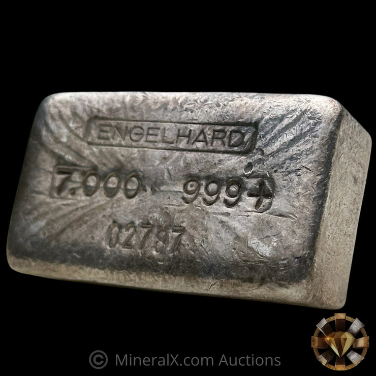 7oz Engelhard 2nd Series Top Hallmark Vintage Silver Bar