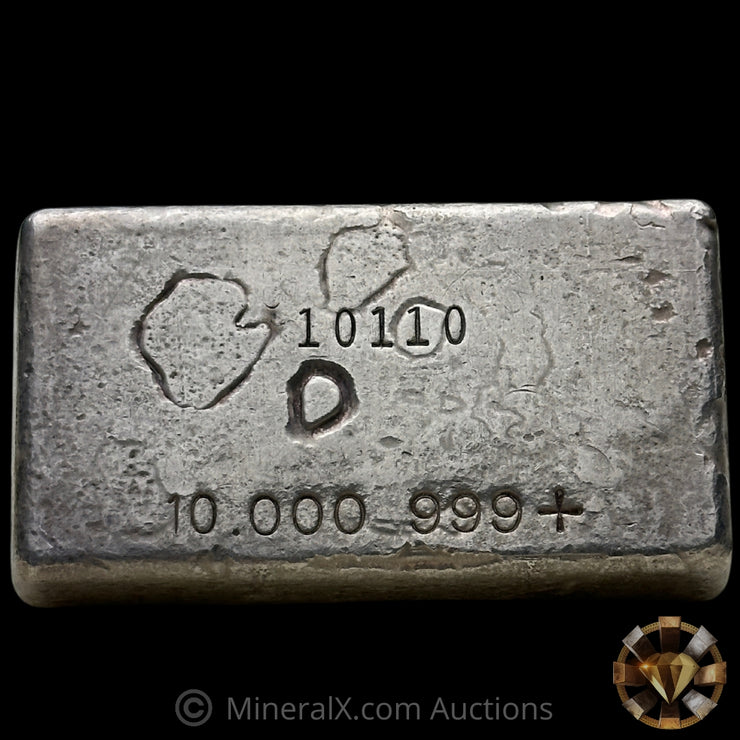10oz Engelhard ACLI International 3rd Series 5 Digit Vintage Silver Bar