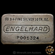 10oz Engelhard 7th Series Early P Prefix Vintage Silver Bar