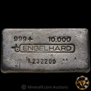 10oz Engelhard 1. Prefix Bull Logo Vintage Silver Bar