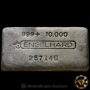 10oz Engelhard Bull Logo Vintage Silver Bar