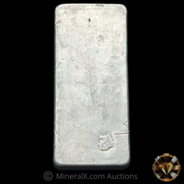 Kilo Johnson Matthey London Small JM Prefix / A Suffix Variety Vintage Silver Bar