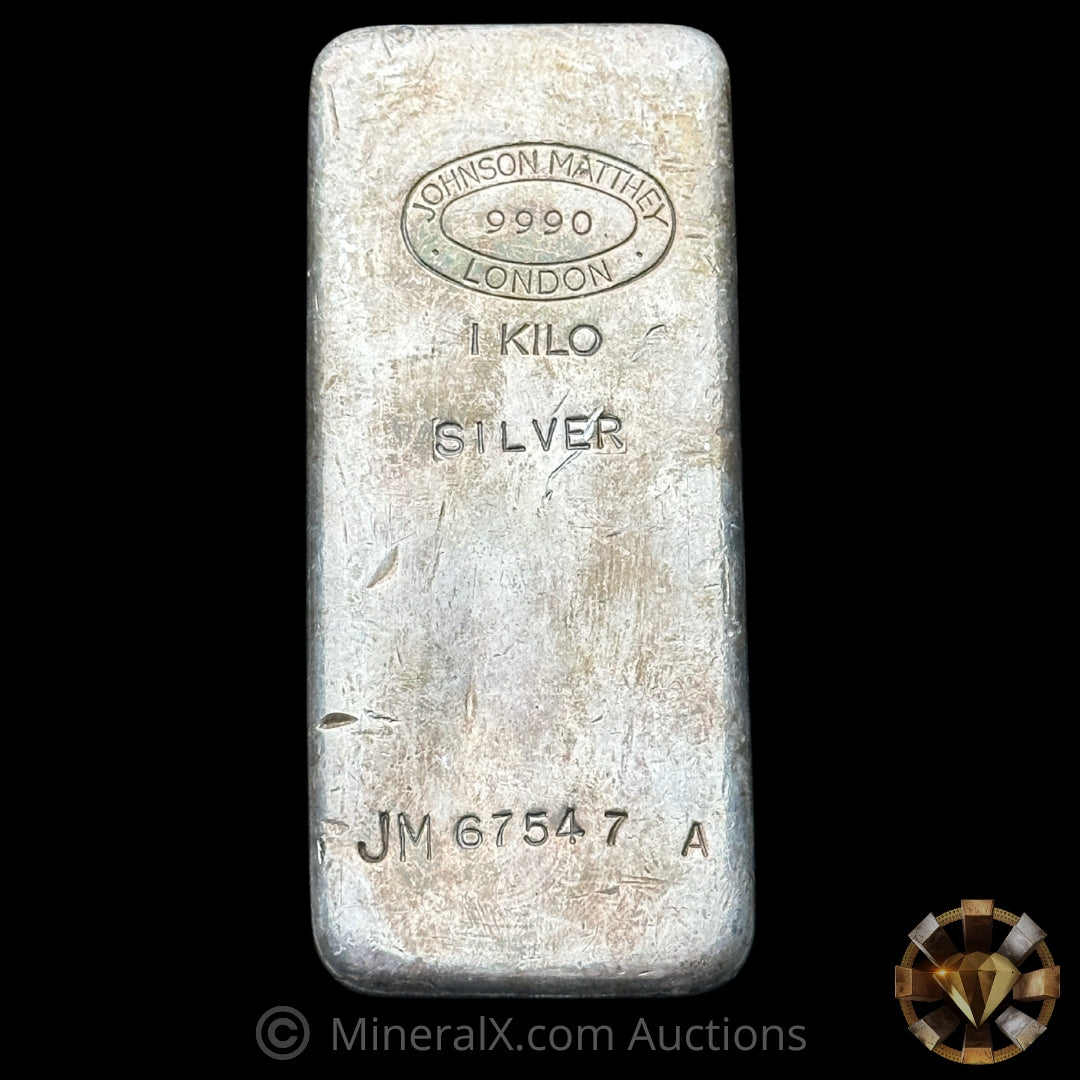 Kilo Johnson Matthey London Large JM Prefix / A Suffix Variety Vintage ...