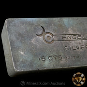 16.075oz (1/2Kilo) Engelhard 0 leading 5 Digit Variety Bull Logo Extruded Vintage Silver Bar