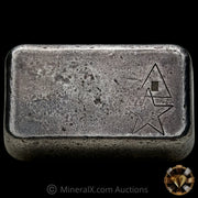 3oz W H Foster Vintage Silver Bar With Deak Triangle Counterstamp