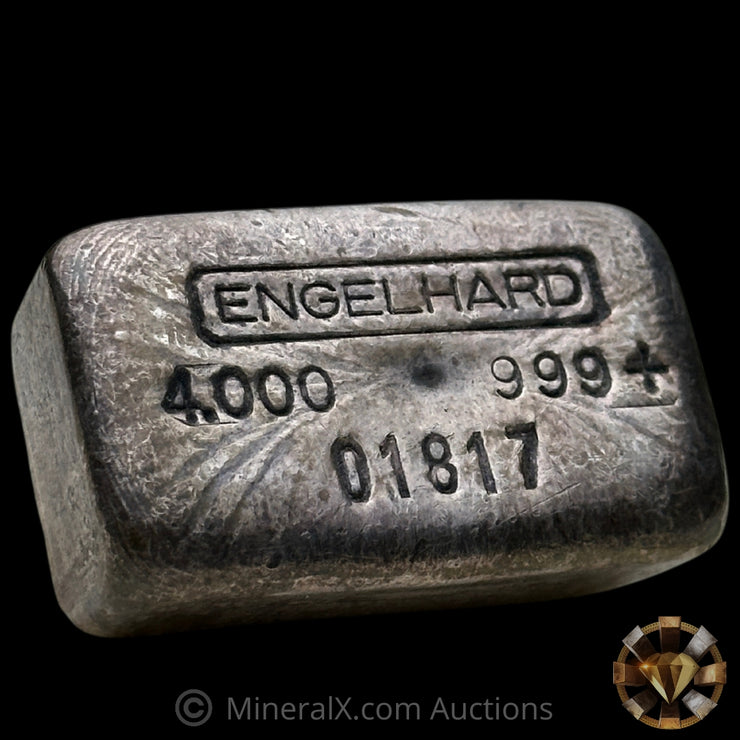 4oz Engelhard Top Hallmark 2nd Series Vintage Silver Bar