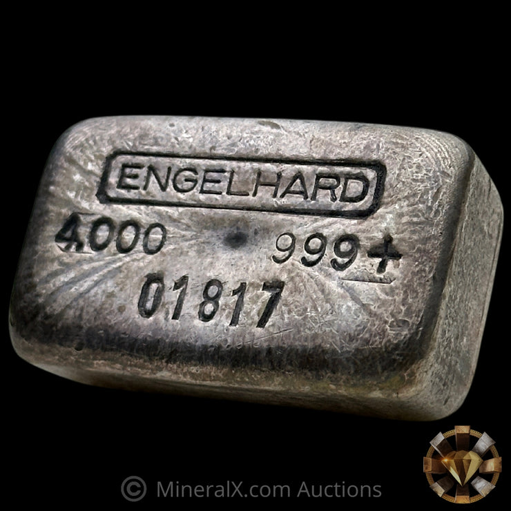 4oz Engelhard Top Hallmark 2nd Series Vintage Silver Bar