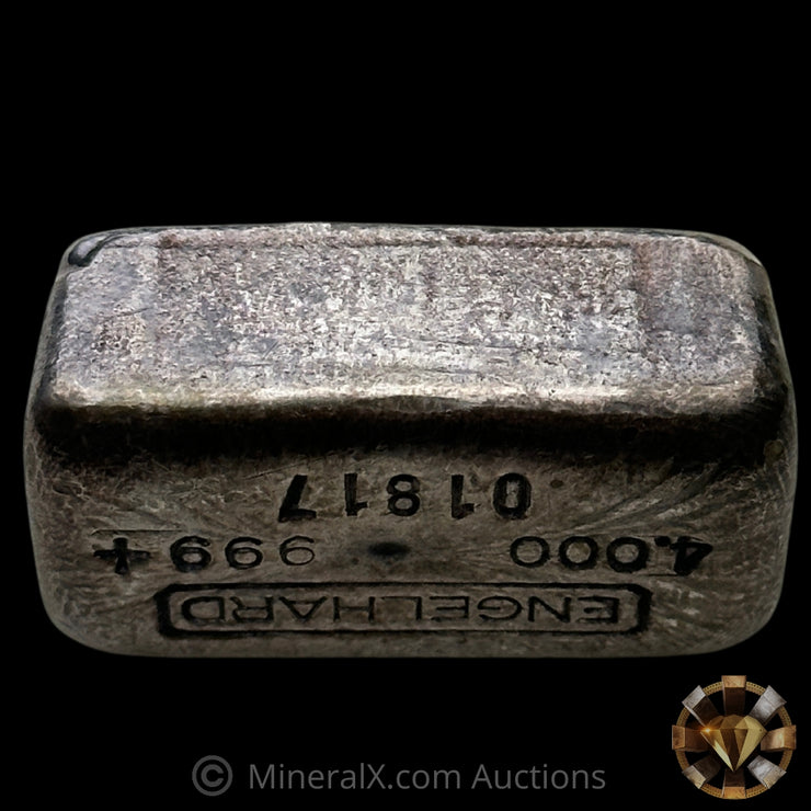4oz Engelhard Top Hallmark 2nd Series Vintage Silver Bar