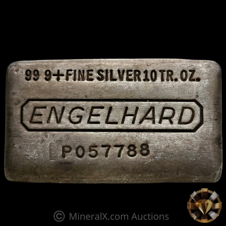 10oz Engelhard Waffleback Vintage Silver Bar