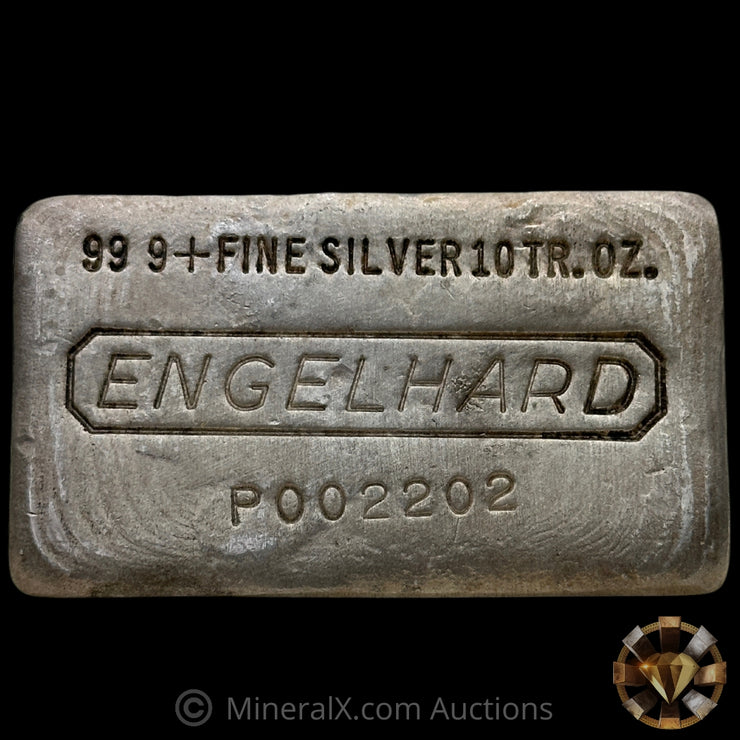 10oz Engelhard Early P Series Vintage Silver Bar