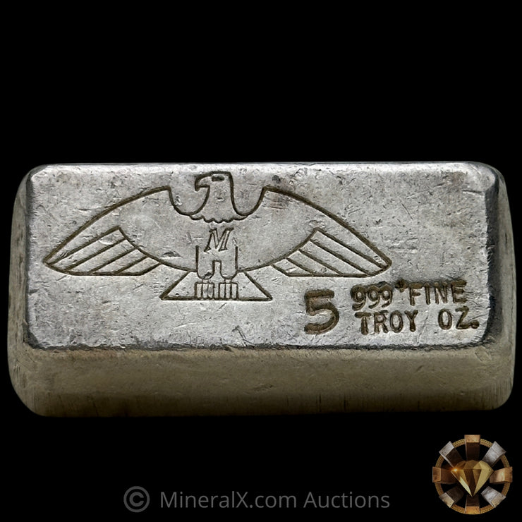 5oz Montana Doyles Mint Mold Vintage Silver Bar