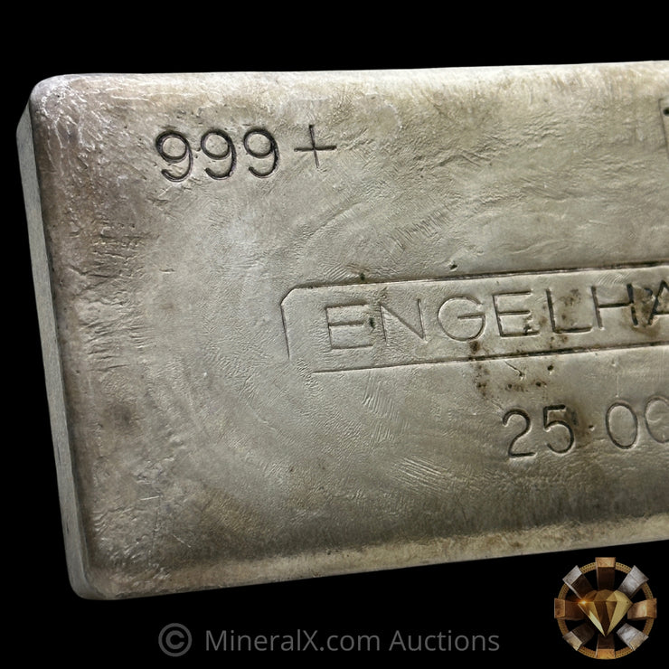 25oz Engelhard 6th Series Vintage Silver Bar