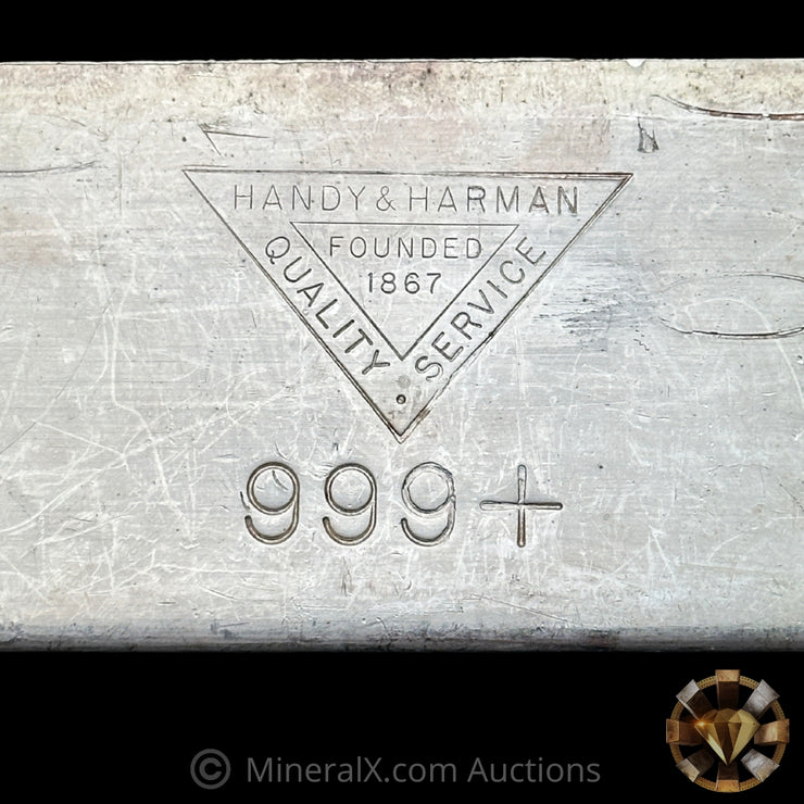 27.97oz Handy & Harman HH Vintage Extruded Silver Bar